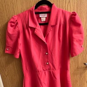 Vintage “LA Looks” brand pink dress